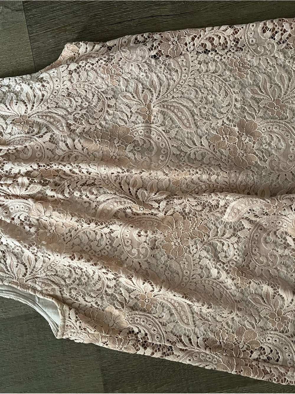 LOFT Blush Lace Tank Top